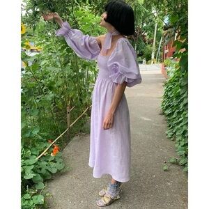Daily Sleeper Atlanta dress in lavender purple
